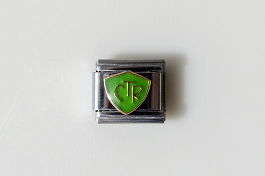 Green CTR Shield Charm