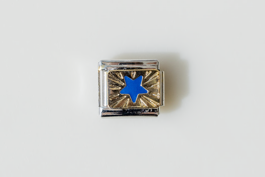 Blue star Charm