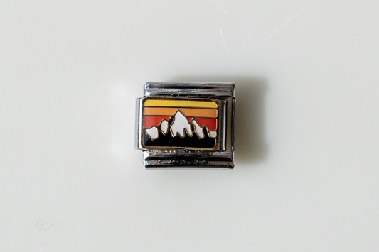 Mountain Sunset Charm