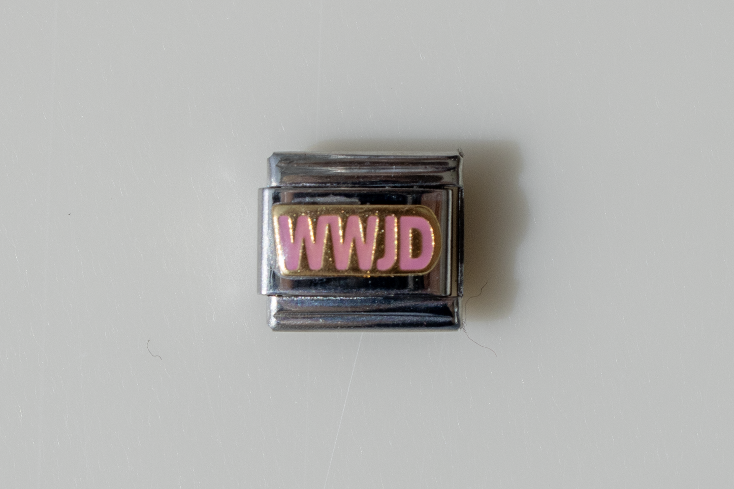 WWJD Pink Charm