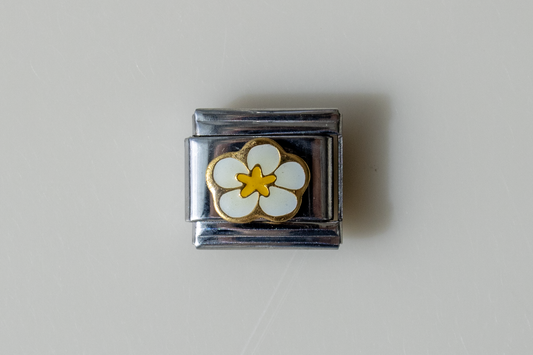 White Flower Charm